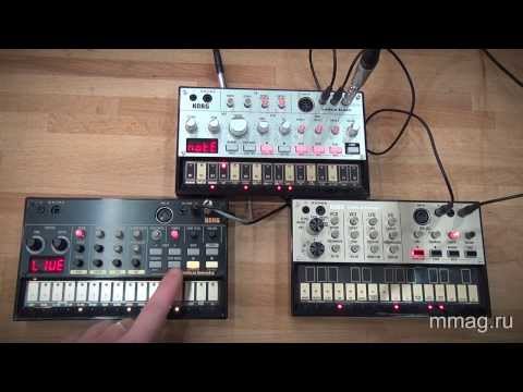 Видео: mmag.ru: Синтезаторы Korg Volca Bass, Beats и Keys - видео обзор и демо