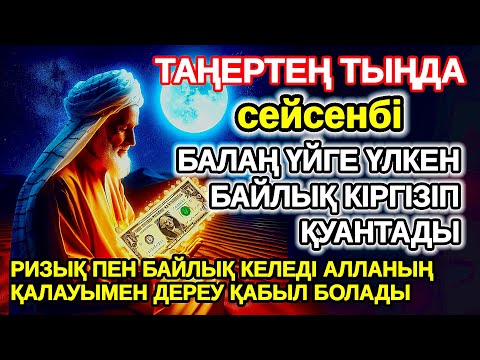Видео: сейсенбі Балаң миллиондап ақша тауып ата анасын қатты қуантады,шыққан бүкіл тілегің орындалады