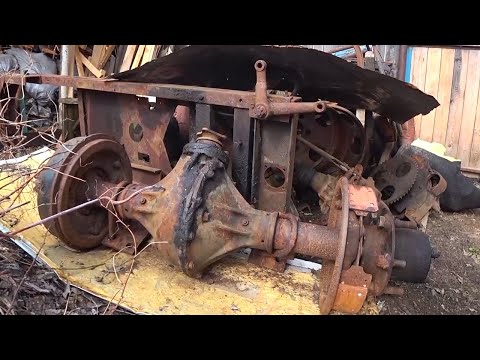 Видео: ТРАКТОР из МЕТАЛЛОМА. Рама на болтах, лопнувшая КПП . Tractor Restoration .