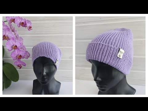 Видео: Стильная шапка крючком// Подробный мастер класс.Knitted hat.#вязание#вязаниекрючком#шапкакрючком