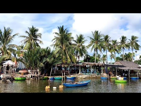 Видео: #Дананг #Хойан: Прогулка на лодке по Кокосовому лесу - день 1