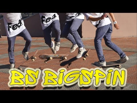 Видео: ВСЕ СЕКРЕТЫ КАК СДЕЛАТЬ БС БИГСПИН || HOW TO BS BIGSPIN || ТРЮКИ НА СКЕЙТБОРДЕ