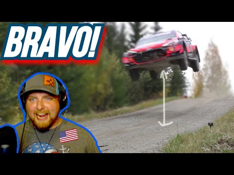 Видео: Реакция болельщика NASCAR на ралли WRC в Финляндии 2021 года — MAX ATTACK