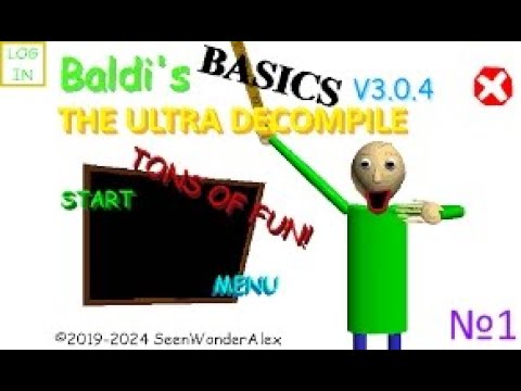 Видео: Обратно в школу: Baldi's Basics Ultra Decompile