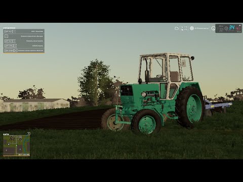 Видео: РП Farming Simulator 19 купил новую машину и протюнил мтз!ораем поле!!!