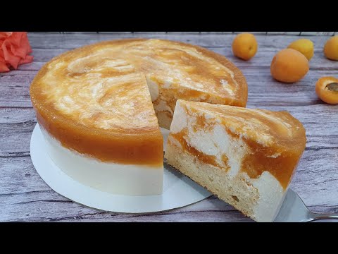 Видео: Хоть на ночь ешь! НИЗКОКАЛОРИЙНЫЙ Муссовый ПП Торт творожно - абрикосовый