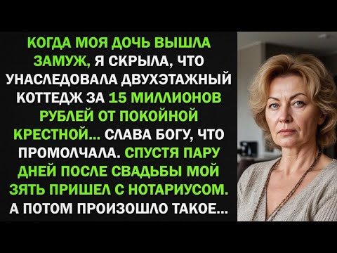 Видео: Я скрыла от дочери, что получила в наследство коттедж за 15 МЛН... И правильно сделала! Потому что..