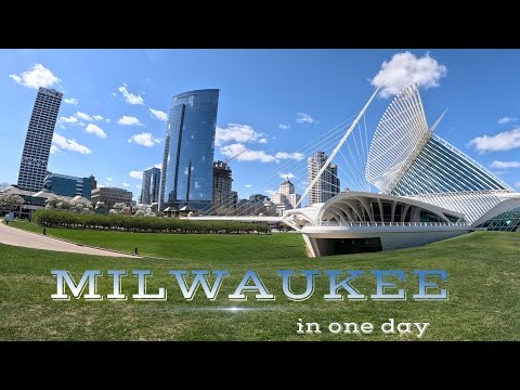 Видео: Из Чикаго в Милуоки (Milwaukee) на один день.