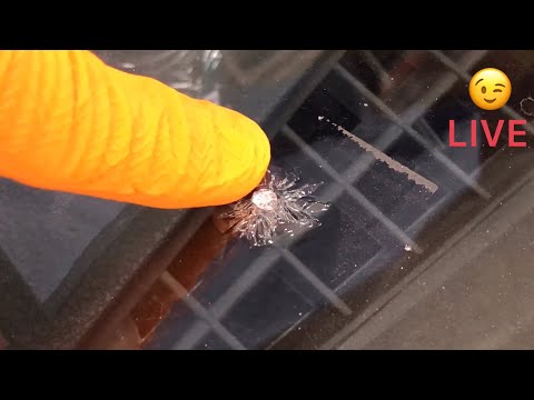 Видео: LIFE - ремонт скола на лобовом стекле #2