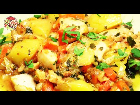 Видео: Рагу из куриных бёдрышек с жареной картошкой..Супер!