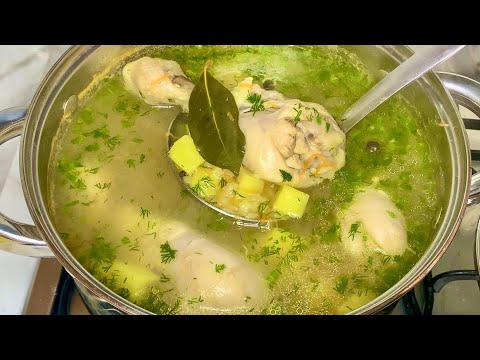 Видео: Самый простой и Вкусный рецепт супа! Этот куриный суп как лекарство для моего желудка!