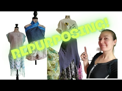 Видео: ПЕРЕДЕЛКА салфеток, шалей и обрезков ткани