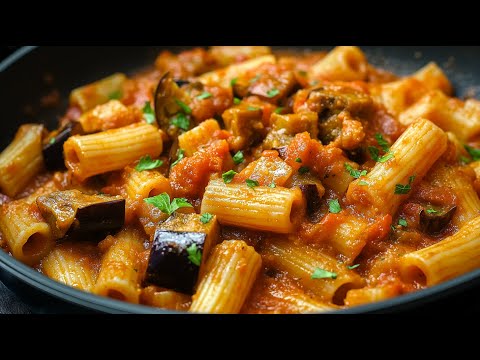 Видео: Вкуснейшая итальянская паста с баклажанами! 2 простых рецепта для домашнего приготовления!