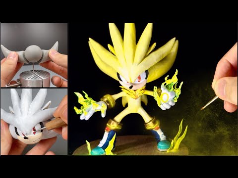 Видео: Создайте супер серебро хеджог с Clay / Sonic хеджог [kiArt]