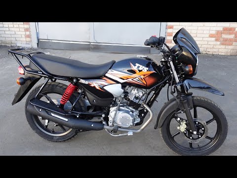Видео: Индийский мотоцикл TVS HLX 150X. В продаже. Обзор, характеристики.