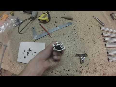 Видео: Сборка торговой витрины из алюминиевого профиля