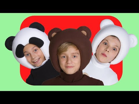 Видео: СБОРНИК из 12 детских песен - Три Медведя - Three bear songs - Пук пук, Чух чух, Ням ням