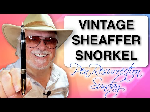 Видео: ВОСКРЕСЕНЬЕ ВОСКРЕСЕНИЯ ПЕЧАТИ: Эпизод №2 - 1952 Sheaffer Triumph Touchdown Snorkel "Valiant"