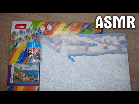 Видео: 🖼️🖌️ АСМР жвачка, чавканье, раскрашиваю картину | ASMR chewing gum, chomping, paint a picture 🖌️🖼️