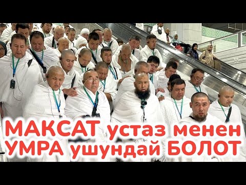 Видео: МАКСАТ устаз менен УМРА КЫЛСАҢЫЗ өтө ТААСИРДҮҮ болот экен ~ ЛИДЕРЛЕР менен баары бир БАШКАЧА да