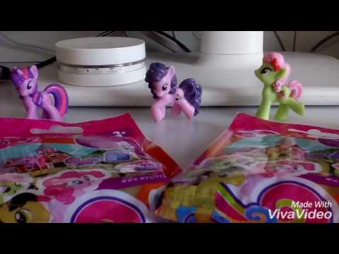 Видео: Обзор на мини пакетики с пони