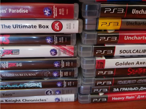 Видео: Playstation 3 диски. Моя коллекция.