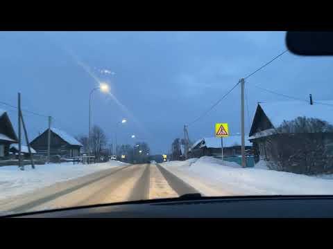 Видео: Дорога из Юкаменское до Ижевска! После Снегопада )