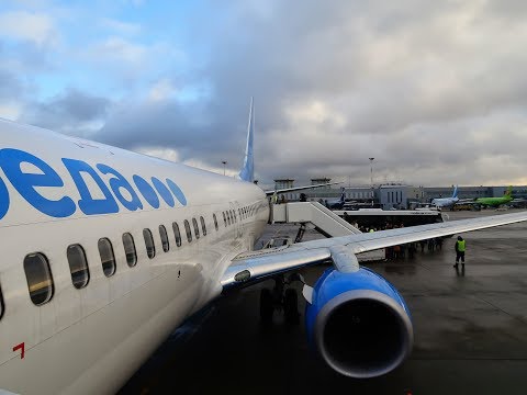 Видео: Взлет из Пулково Boeing 737-800 Победа