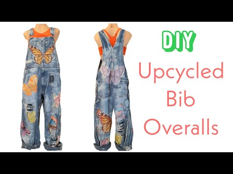 Видео: Как переделать комбинезон / Заплатки для отбеливания потертостей