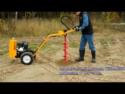 Видео: Мотобур Iron Mole Element 15