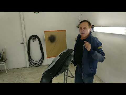 Видео: Структурная краска на бампер или о чем молчат технологи