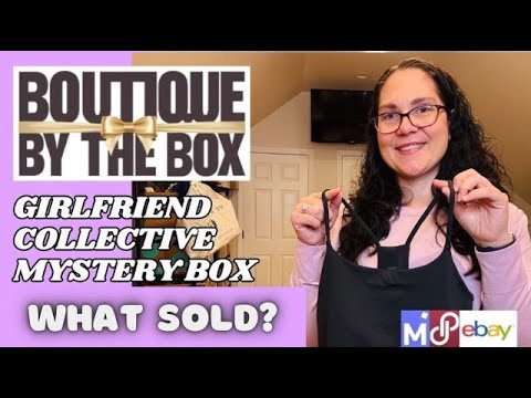 Видео: ЧТО ПРОДАНО - Boutique by the Box Girlfriend Collective Mystery Box - Перепродажа на eBay и Posh