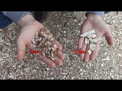 Видео: Измельчитель веток с подвижным ножом