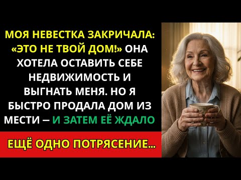 Видео: Моя невестка закричала: «Это не ваш дом!» стоя в моём собственном доме…