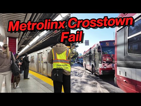 Видео: Реальность системы общественного транспорта Торонто | Metrolinx Crosstown: некомпетентность