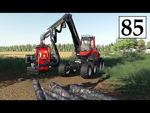 Видео: Farming Simulator 19 - РАБОТА НА ПОЛЯХ И ЛЕСОПИЛКЕ - Фермер в с  ЯГОДНОЕ # 85