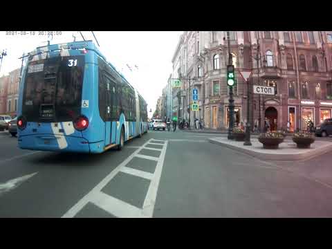 Видео: Выборгская набережная - 7 линия 13.05.2021