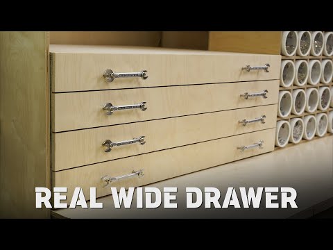 Видео: Широкий ящик Real XXL для пневматических деталей и инструментов для вас