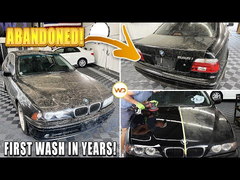 Видео: Скотный двор Бедствия Найти | Чрезвычайно грязный BMW E39 | Годы первой стирки | Детализация
