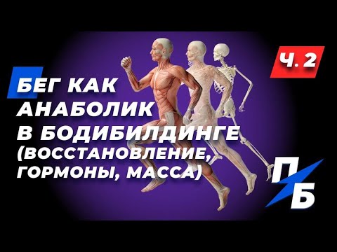 Видео: Бег как анаболик в бодибилдинге. Для восстановления, гормонов, набора массы