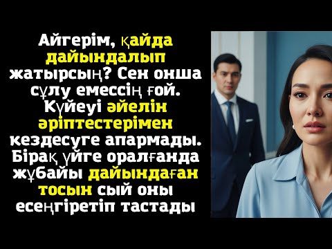 Видео: Айгерім, қайда дайындалып жатырсың? Сен онша сұлу емессің ғой. Күйеуі әйелін әріптестерімен