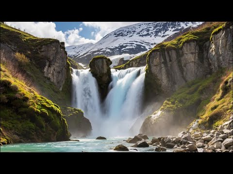 Видео: Водопады у реки Чегем Кабардино-Балкарской Республики
