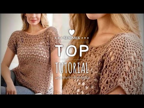 Видео: ВЯЖЕМ: КЛАССНЫЙ ТОП  "GLOSSY"! 💫 ПОДРОБНЫЙ МАСТЕР-КЛАСС! 🔥 BEAUTIFUL CROCHET TOP 🪸