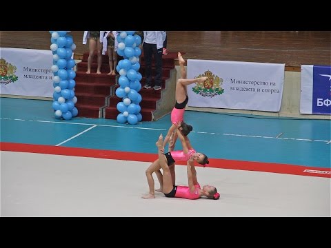 Видео: Чемпионат по акробатике в Бургас 2016