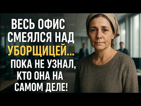 Видео: Интересная жизненная история. Над ней смеялся весь офис, пока не узнали кто она на самом деле.  