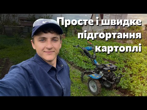 Видео: Підгортаємо картоплю - як можемо. Наш досвід: налаштування мотоблока, зчіпки і дисків