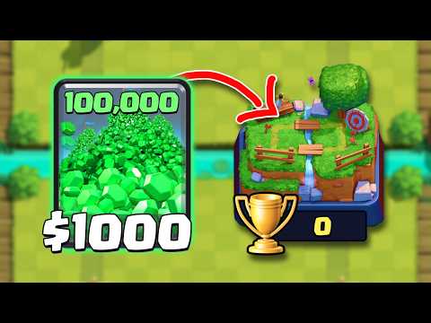 Видео: Я потратил 1000 долларов на новый аккаунт в Clash Royale