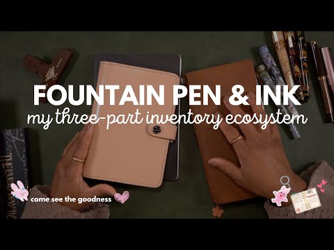 Видео: Моя экосистема перьевых ручек и чернил #fountainpen
