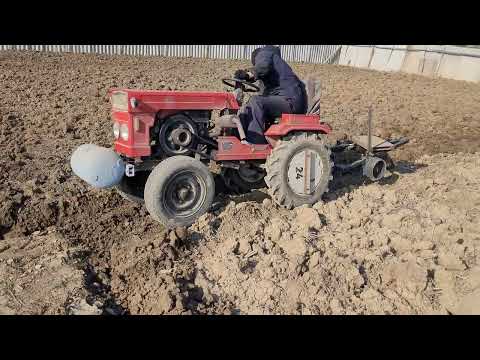 Видео: Мототрактор форте T-121 EL. Осеняя вспашка. 09.11.2024г.