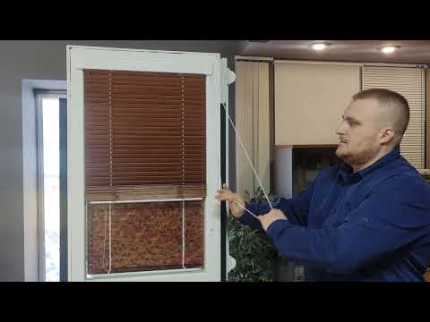 Видео: Кассетные горизонтальные жалюзи (ГКС) венус из бамбука  - видео обзор из Шадринского ОП.